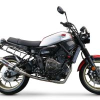 Egzoz ile uyumlu Yamaha Xsr 700 2021-2024, Deeptone Inox, Yalnızca gürültü için onaylanan sistem, AB dışındaki pazarlar için geçerlidir Tam hat, susturucu artı toplayıcı 