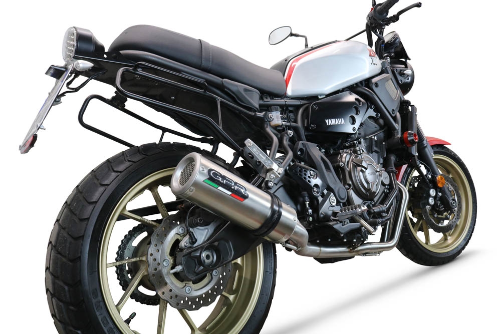 Egzoz ile uyumlu Yamaha Xsr 700 2017-2020, M3 Inox , Yalnızca gürültü için onaylanan sistem, AB dışındaki pazarlar için geçerlidir Tam hat, susturucu artı toplayıcı 