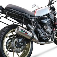 Egzoz ile uyumlu Yamaha Xsr 700 2017-2020, M3 Inox , Yalnızca gürültü için onaylanan sistem, AB dışındaki pazarlar için geçerlidir Tam hat, susturucu artı toplayıcı 