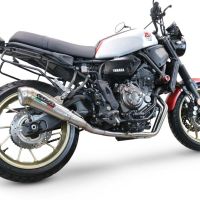 Egzoz ile uyumlu Yamaha Xsr 700 2021-2024, Powercone Evo, Yalnızca gürültü için onaylanan sistem, AB dışındaki pazarlar için geçerlidirTam hat, susturucu artı toplayıcı 