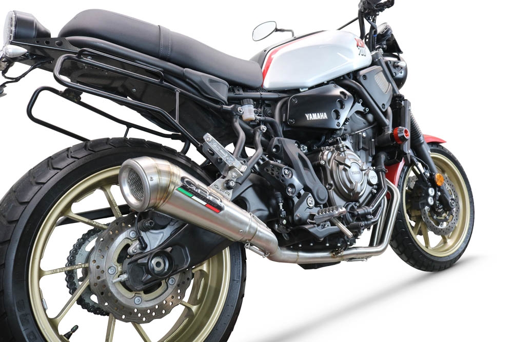 Egzoz ile uyumlu Yamaha Xsr 700 2021-2024, Powercone Evo, Yalnızca gürültü için onaylanan sistem, AB dışındaki pazarlar için geçerlidirTam hat, susturucu artı toplayıcı 