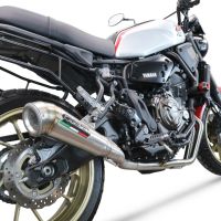 Egzoz ile uyumlu Yamaha Xsr 700 2021-2024, Powercone Evo, Yalnızca gürültü için onaylanan sistem, AB dışındaki pazarlar için geçerlidirTam hat, susturucu artı toplayıcı 