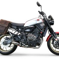Egzoz ile uyumlu Yamaha Xsr 700 2021-2024, Deeptone Inox, Yalnızca gürültü için onaylanan sistem, AB dışındaki pazarlar için geçerlidir Tam hat, susturucu artı toplayıcı 
