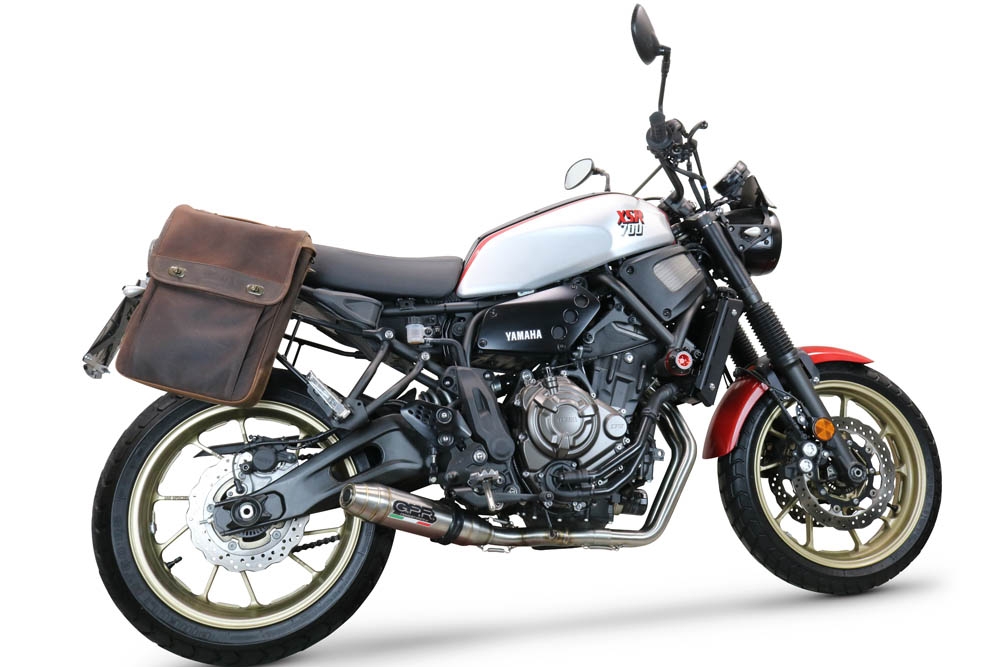 Egzoz ile uyumlu Yamaha Xsr 700 2021-2024, Deeptone Inox, Yalnızca gürültü için onaylanan sistem, AB dışındaki pazarlar için geçerlidir Tam hat, susturucu artı toplayıcı 