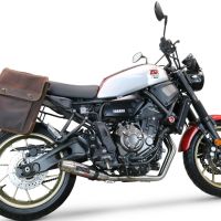 Egzoz ile uyumlu Yamaha Xsr 700 2021-2024, Deeptone Inox, Yalnızca gürültü için onaylanan sistem, AB dışındaki pazarlar için geçerlidir Tam hat, susturucu artı toplayıcı 