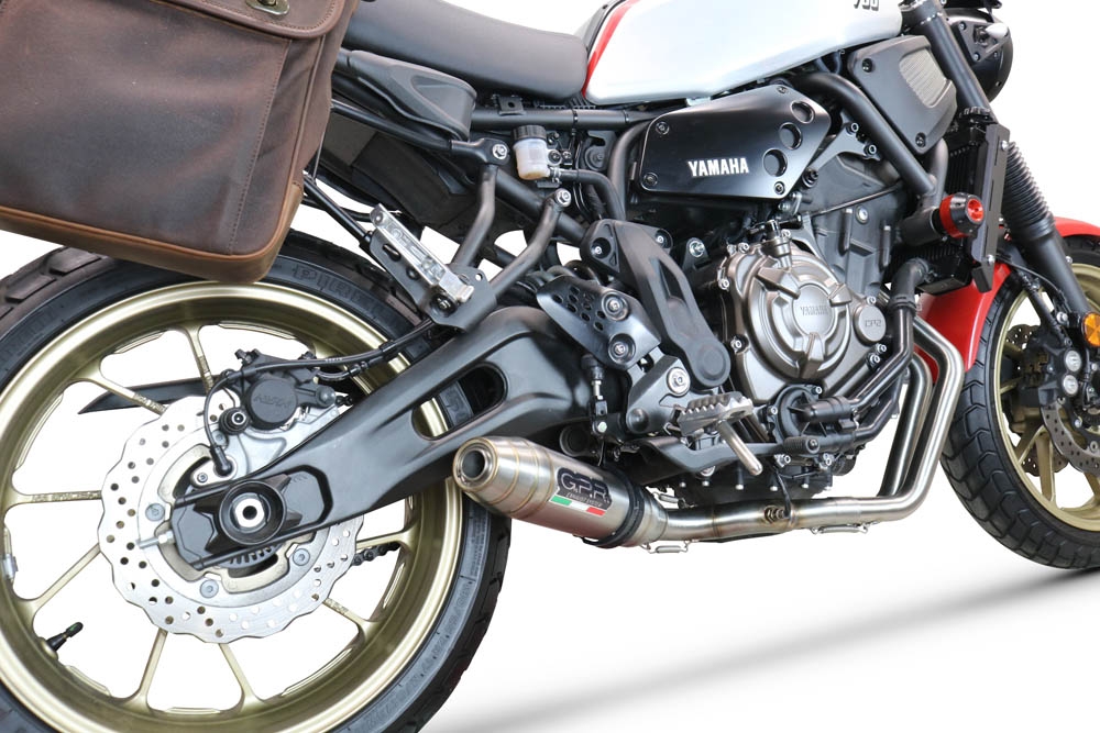 Egzoz ile uyumlu Yamaha Xsr 700 2021-2024, Deeptone Inox, Yalnızca gürültü için onaylanan sistem, AB dışındaki pazarlar için geçerlidir Tam hat, susturucu artı toplayıcı 