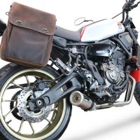 Exhaust compatible with Yamaha Xsr 700 2021-2024, M3 Inox , full system exhaust legal for UK and non-EU countries including removable db killer 