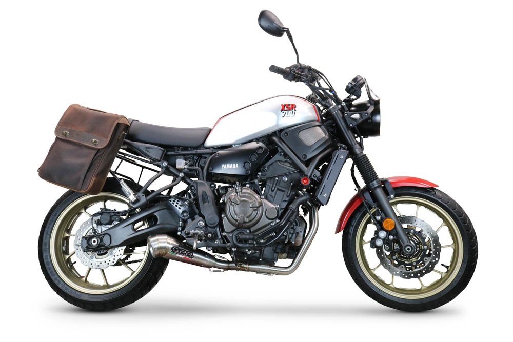 Egzoz ile uyumlu Yamaha Xsr 700 2021-2024, Powercone Evo, Yalnızca gürültü için onaylanan sistem, AB dışındaki pazarlar için geçerlidirTam hat, susturucu artı toplayıcı 