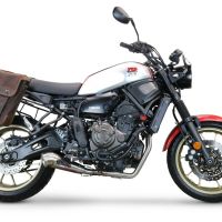 Egzoz ile uyumlu Yamaha Xsr 700 2021-2024, Powercone Evo, Yalnızca gürültü için onaylanan sistem, AB dışındaki pazarlar için geçerlidirTam hat, susturucu artı toplayıcı 
