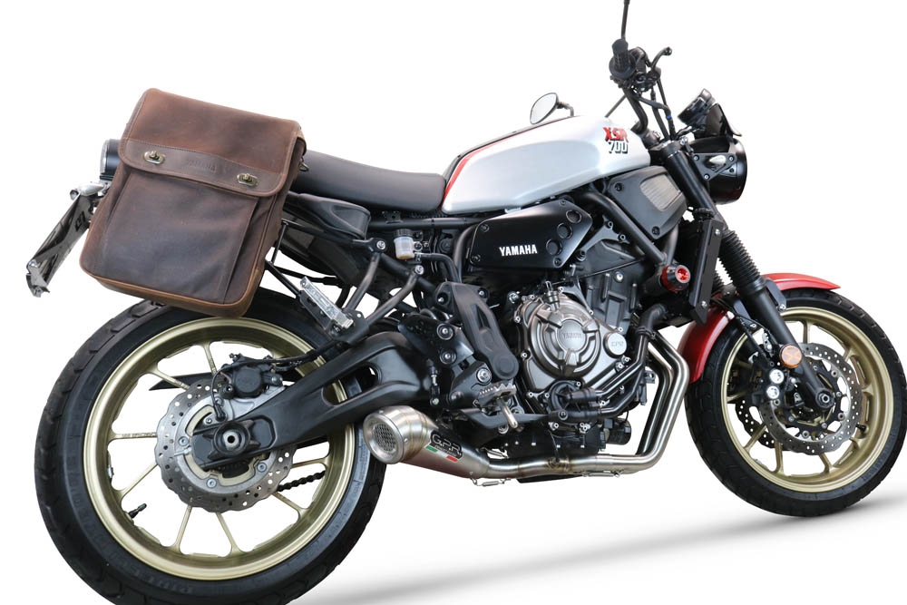 Egzoz ile uyumlu Yamaha Xsr 700 2021-2024, Powercone Evo, Yalnızca gürültü için onaylanan sistem, AB dışındaki pazarlar için geçerlidirTam hat, susturucu artı toplayıcı 