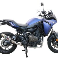 Egzoz ile uyumlu Yamaha Tracer 7 2021-2024, Deeptone Inox, Yalnızca gürültü için onaylanan sistem, AB dışındaki pazarlar için geçerlidir Tam hat, susturucu artı toplayıcı 