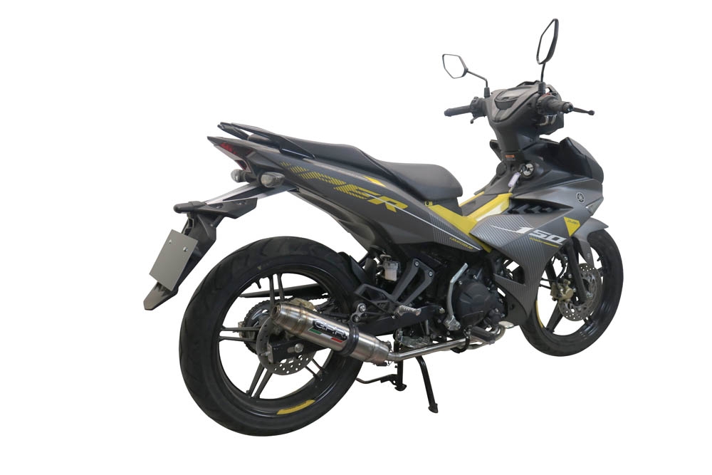 Egzoz ile uyumlu Yamaha Sniper 150 2021-2022, Deeptone Inox, Homologe edilmemiş dbkiller ile yarış sistemi Tam hat, susturucu artı toplayıcı 