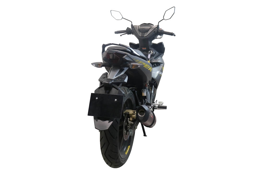 Egzoz ile uyumlu Yamaha Sniper 150 2021-2022, Furore Nero, Homologe edilmemiş dbkiller ile yarış sistemi Tam hat, susturucu artı toplayıcı 
