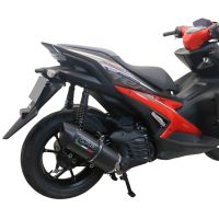 Egzoz ile uyumlu Yamaha Aerox 155 2021-2022, Furore Nero, Homologe edilmemiş dbkiller ile yarış sistemi Tam hat, susturucu artı toplayıcı 