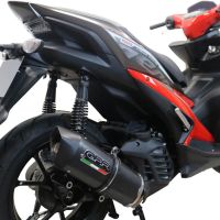 Egzoz ile uyumlu Yamaha Aerox 155 2021-2022, Furore Nero, Homologe edilmemiş dbkiller ile yarış sistemi Tam hat, susturucu artı toplayıcı 