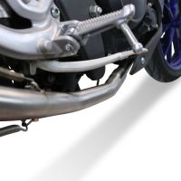 Egzoz ile uyumlu Yamaha Mt 125 2021-2025, Albus Ceramic, Yalnızca gürültü için onaylanan sistem, AB dışındaki pazarlar için geçerlidir Tam hat, susturucu artı toplayıcı 