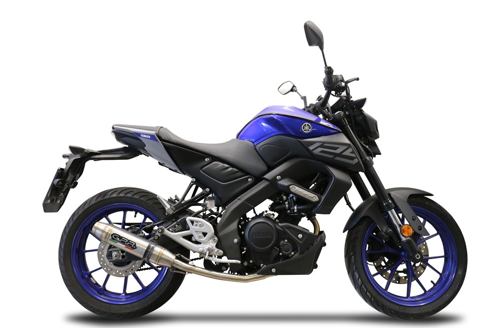 Egzoz ile uyumlu Yamaha Mt 125 2021-2025, Deeptone Inox, Yalnızca gürültü için onaylanan sistem, AB dışındaki pazarlar için geçerlidir Tam hat, susturucu artı toplayıcı 