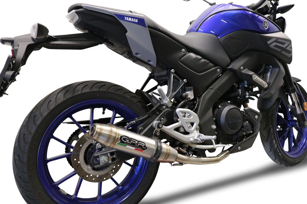 Egzoz ile uyumlu Yamaha Mt 125 2021-2025, Deeptone Inox, Yalnızca gürültü için onaylanan sistem, AB dışındaki pazarlar için geçerlidir Tam hat, susturucu artı toplayıcı 