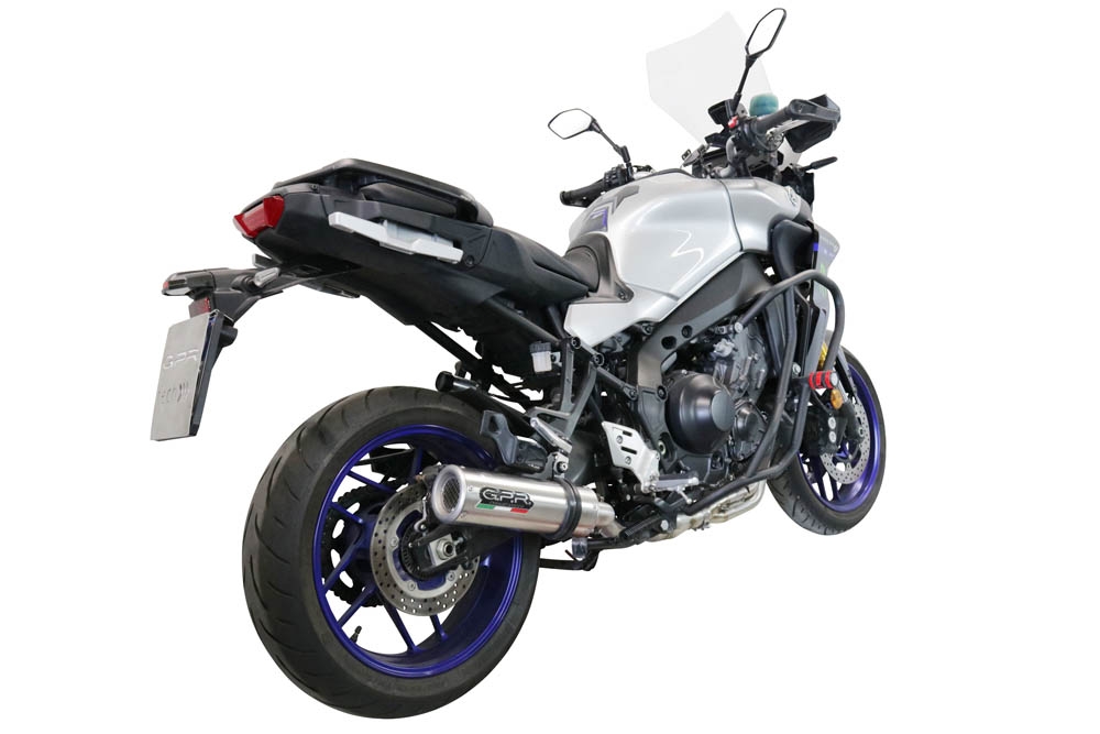 YamahaTracer 920212024M3 Inox full system exhaust legal for UK and non-EU countries including removable db killer
