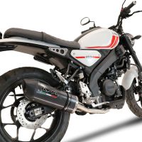 Exhaust compatible with Yamaha XSR 125 2021-2025, Furore Poppy, full system exhaust legal for UK and non-EU countries including removable db killer 