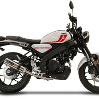 Egzoz ile uyumlu Yamaha XSR 125 2021-2025, M3 Inox , Yalnızca gürültü için onaylanan sistem, AB dışındaki pazarlar için geçerlidir Tam hat, susturucu artı toplayıcı 
