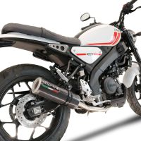 Exhaust compatible with Yamaha XSR 125 2021-2025, M3 Poppy , full system exhaust legal for UK and non-EU countries including removable db killer 
