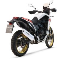 Egzoz ile uyumlu Yamaha Tenere 700 2019-2020, Albus Evo4, Egzoz yasal, onaylı, çıkarılabilir db killer ve bağlantı borulu susturucu 