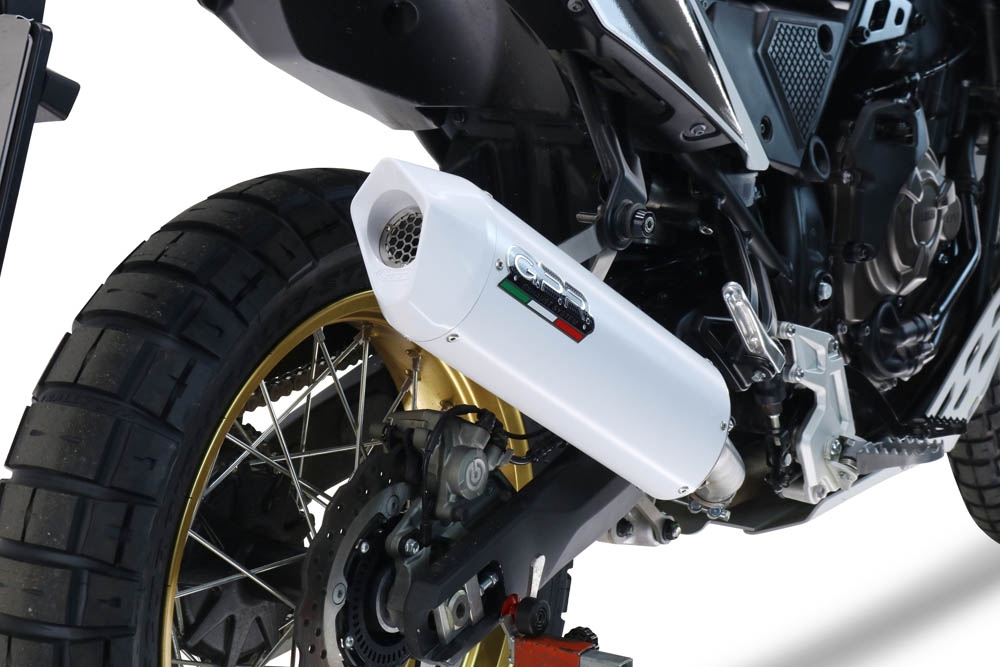 Egzoz ile uyumlu Yamaha Tenere 700 2019-2020, Albus Evo4, Egzoz yasal, onaylı, çıkarılabilir db killer ve bağlantı borulu susturucu 