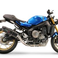 Exhaust compatible with Yamaha XSR900 2022-2024, Furore Evo4 Nero, full system exhaust legal for UK and non-EU countries including removable db killer 