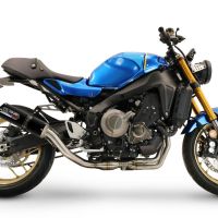 Exhaust compatible with Yamaha XSR900 2022-2024, M3 Black Titanium, full system exhaust legal for UK and non-EU countries including removable db killer 