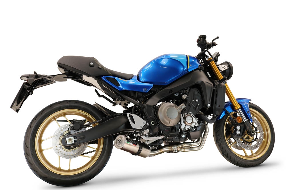Egzoz ile uyumlu Yamaha XSR900 2022-2024, M3 Inox , Yalnızca gürültü için onaylanan sistem, AB dışındaki pazarlar için geçerlidir Tam hat, susturucu artı toplayıcı 