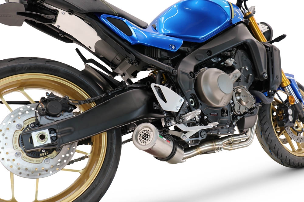 Egzoz ile uyumlu Yamaha XSR900 2022-2024, M3 Inox , Yalnızca gürültü için onaylanan sistem, AB dışındaki pazarlar için geçerlidir Tam hat, susturucu artı toplayıcı 