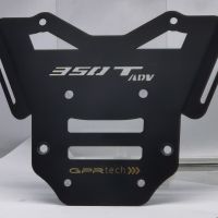 Topkoffer GPR TECH compatibel met  Zontes 350 T2 ADV 2022/2024 e5 Alüminyum üst kasa, siyah renk ve özel plaka dahildir Kapasite Litre 35