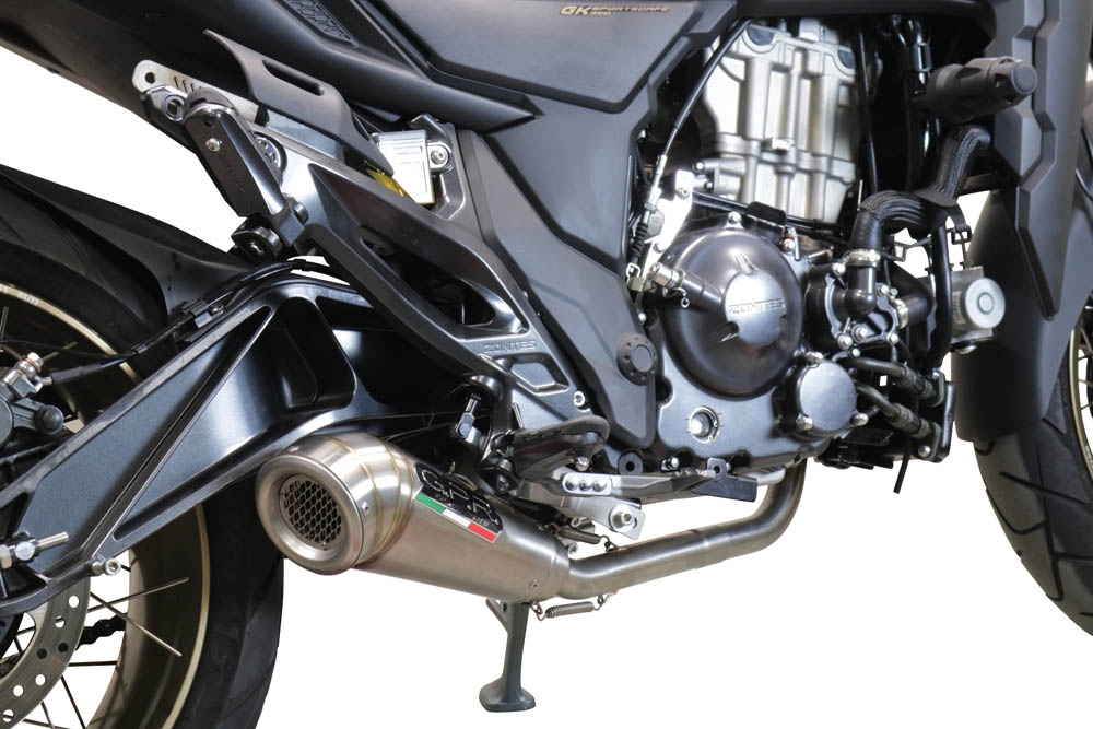 Egzoz ile uyumlu Zontes 350 X1 2022-2024, Powercone Evo, Yalnızca gürültü için onaylanan sistem, AB dışındaki pazarlar için geçerlidirTam hat, susturucu artı toplayıcı 