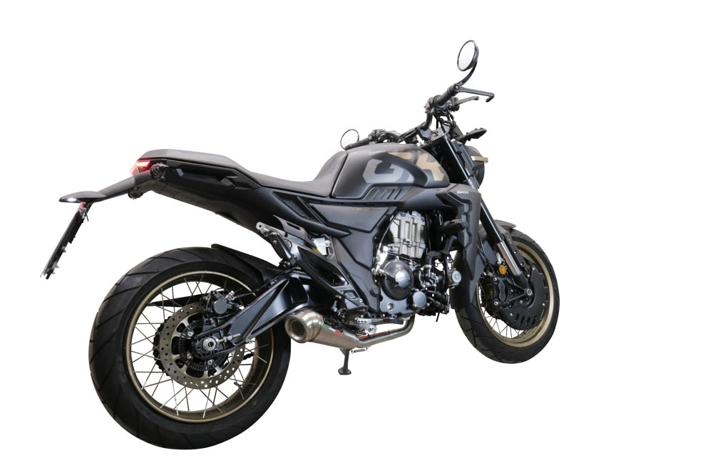 Egzoz ile uyumlu Zontes 350 X1 2022-2024, Powercone Evo, Yalnızca gürültü için onaylanan sistem, AB dışındaki pazarlar için geçerlidirTam hat, susturucu artı toplayıcı 