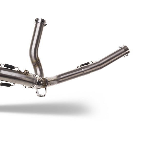 Egzoz ile uyumlu Suzuki Sv 650 - S 2003-2010, Trioval, Homologe sistem Susturucu artı yarı tam kollektör 