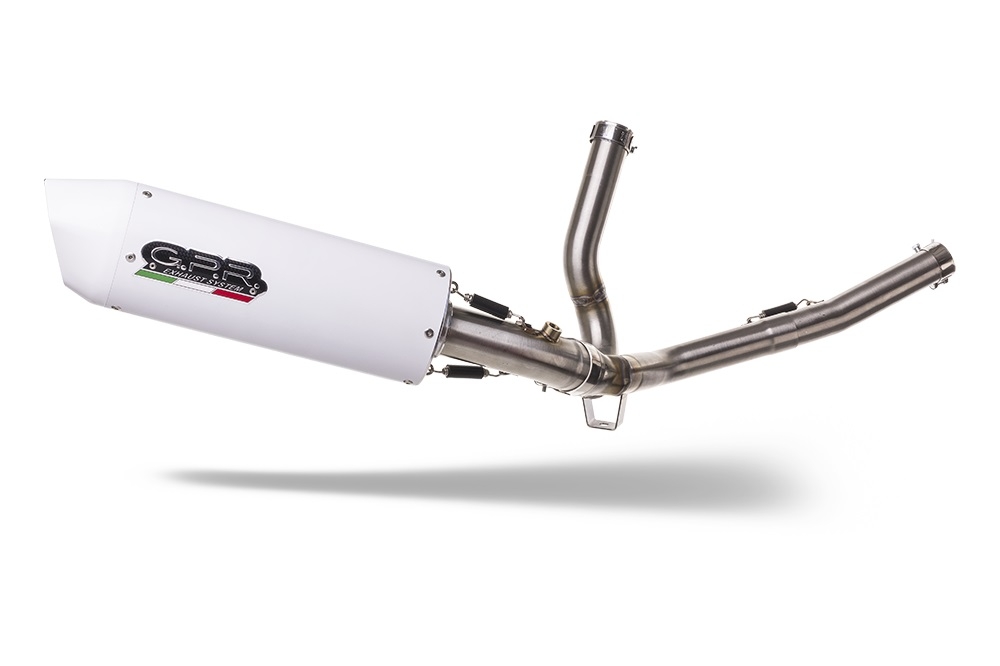 Egzoz ile uyumlu Suzuki V-Strom 650 2021-2025, Albus Evo4, Çıkarılabilir db öldürücü ve bağlantı borusu dahil AB dışı pazarlar için yasal olan orta tam sistem egzozu 
