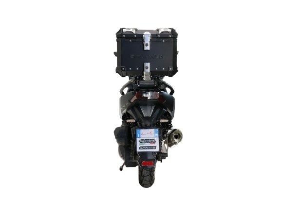 Topkoffer GPR TECH compatibel met  Bmw G 310 Gs 2017/2021 e4 Alüminyum üst kasa, siyah renk ve özel plaka dahildir Kapasite Litre 35