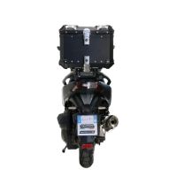 Topkoffer GPR TECH compatibel met  Bmw G 310 Gs 2017/2021 e4 Alüminyum üst kasa, siyah renk ve özel plaka dahildir Kapasite Litre 35