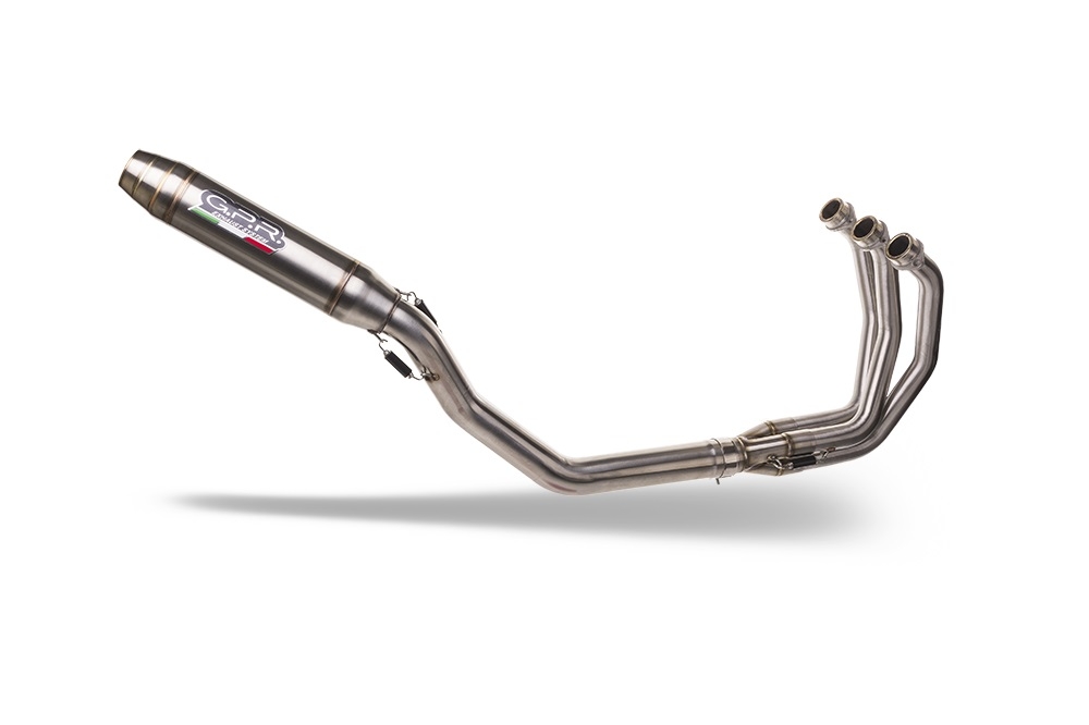 Egzoz ile uyumlu Triumph Tiger Sport 660 2022-2024, Deeptone Inox, Yalnızca gürültü için onaylanan sistem, AB dışındaki pazarlar için geçerlidir Tam hat, susturucu artı toplayıcı 