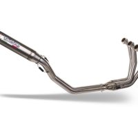 Egzoz ile uyumlu Triumph Tiger Sport 660 2022-2024, Deeptone Inox, Yalnızca gürültü için onaylanan sistem, AB dışındaki pazarlar için geçerlidir Tam hat, susturucu artı toplayıcı 