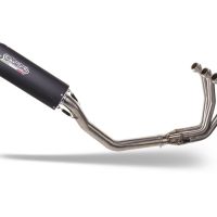 Egzoz ile uyumlu Yamaha Mt-09 Tracer 900 2015-2016, Furore Nero, Onaylanmış ve yasal, çıkarılabilir db öldürücü dahil tam sistem egzozu 