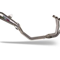 Egzoz ile uyumlu Triumph Daytona 660 2023-2025, Powercone Evo, Homologe edilmemiş dbkiller ile yarış sistemi Tam hat, susturucu artı toplayıcı 