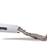 Egzoz ile uyumlu Yamaha Mt-09 2014-2016, Albus Ceramic, Onaylanmış ve yasal, çıkarılabilir db öldürücü dahil tam sistem egzozu 