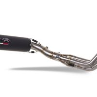 Egzoz ile uyumlu Triumph Tiger Sport 660 2022-2024, M3 Black Titanium, Yalnızca gürültü için onaylanan sistem, AB dışındaki pazarlar için geçerlidir Tam hat, susturucu artı toplayıcı 