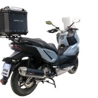 Topkoffer GPR TECH compatibel met  Bmw G 310 Gs 2017/2021 e4 Alüminyum üst kasa, siyah renk ve özel plaka dahildir Kapasite Litre 45