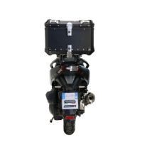 Topkoffer GPR TECH compatibel met  Bmw G 310 Gs 2017/2021 e4 Alüminyum üst kasa, siyah renk ve özel plaka dahildir Kapasite Litre 45