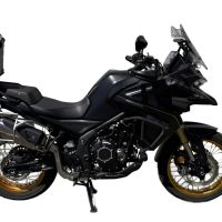 Topkoffer GPR TECH compatibel met  Voge 525DSX 2023/2025 e5 Alüminyum üst kasa, siyah renk ve özel plaka dahildir Kapasite Litre 35