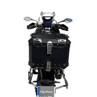 Topkoffer GPR TECH compatibel met  Voge 525DSX 2023/2025 e5 Alüminyum üst kasa, siyah renk ve özel plaka dahildir Kapasite Litre 35