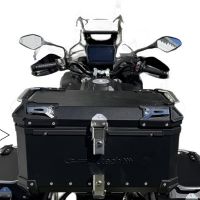 Topkoffer GPR TECH compatibel met  Voge 525DSX 2023/2025 e5 Alüminyum üst kasa, siyah renk ve özel plaka dahildir Kapasite Litre 55